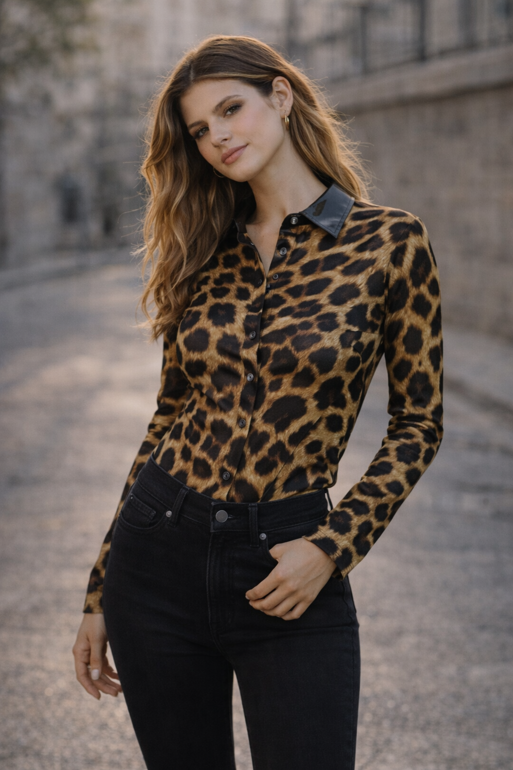 GUESS Leopard Shirt — Statement Piece