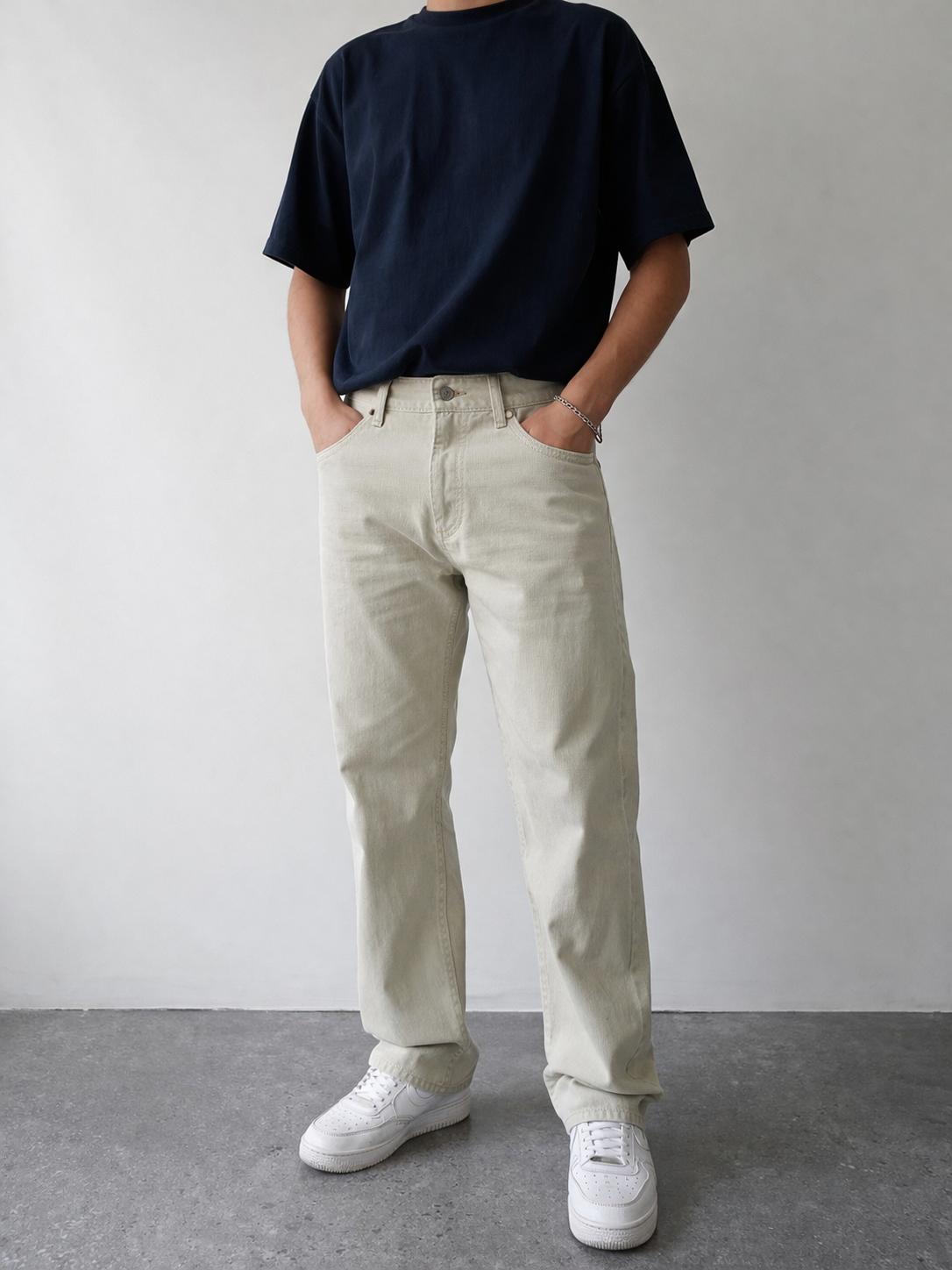 Pantalón Hugo Boss Beige Vintage – Corte Recto Premium