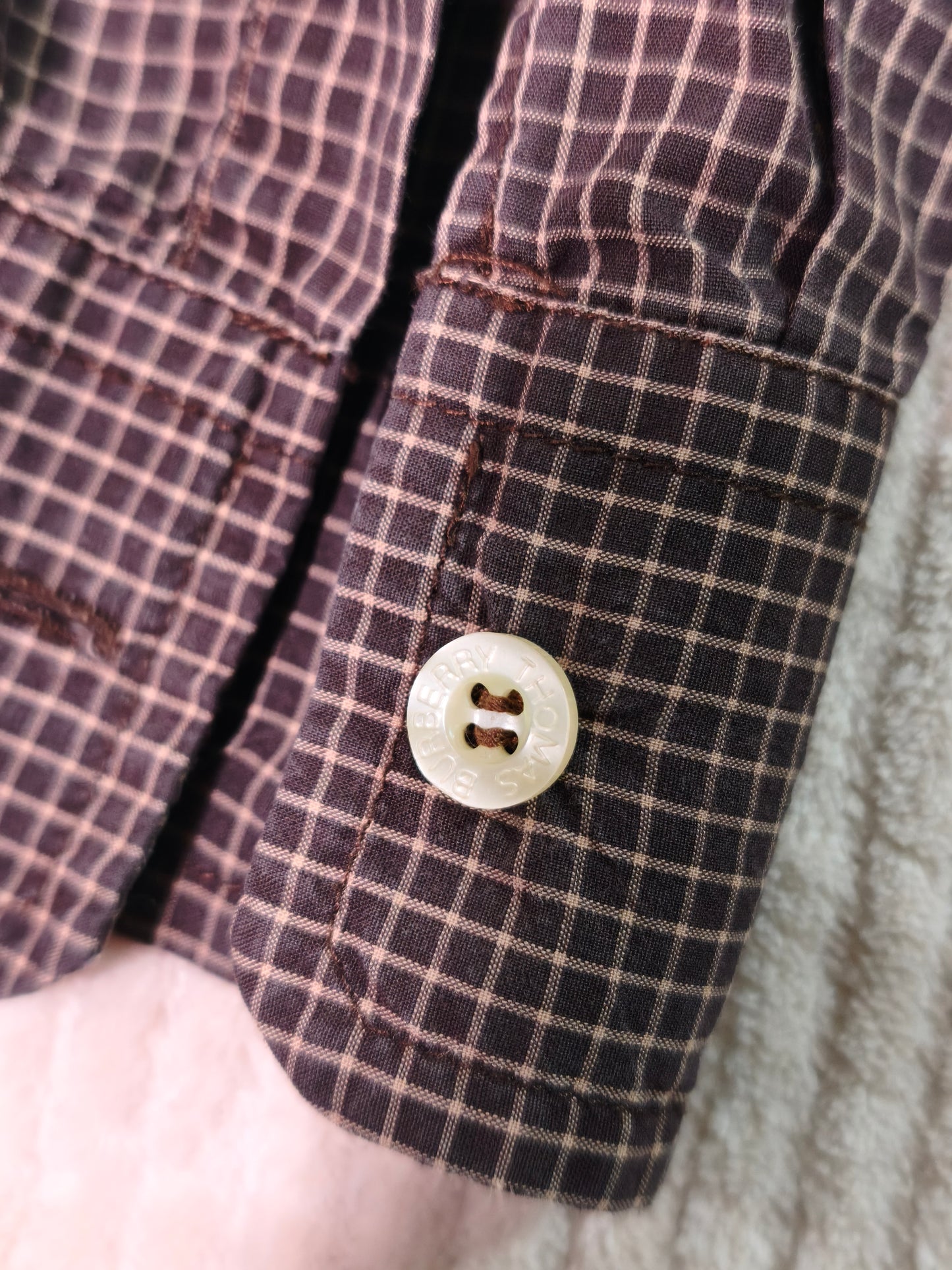 Thomas Burberry Vintage Shirt – Micro Check