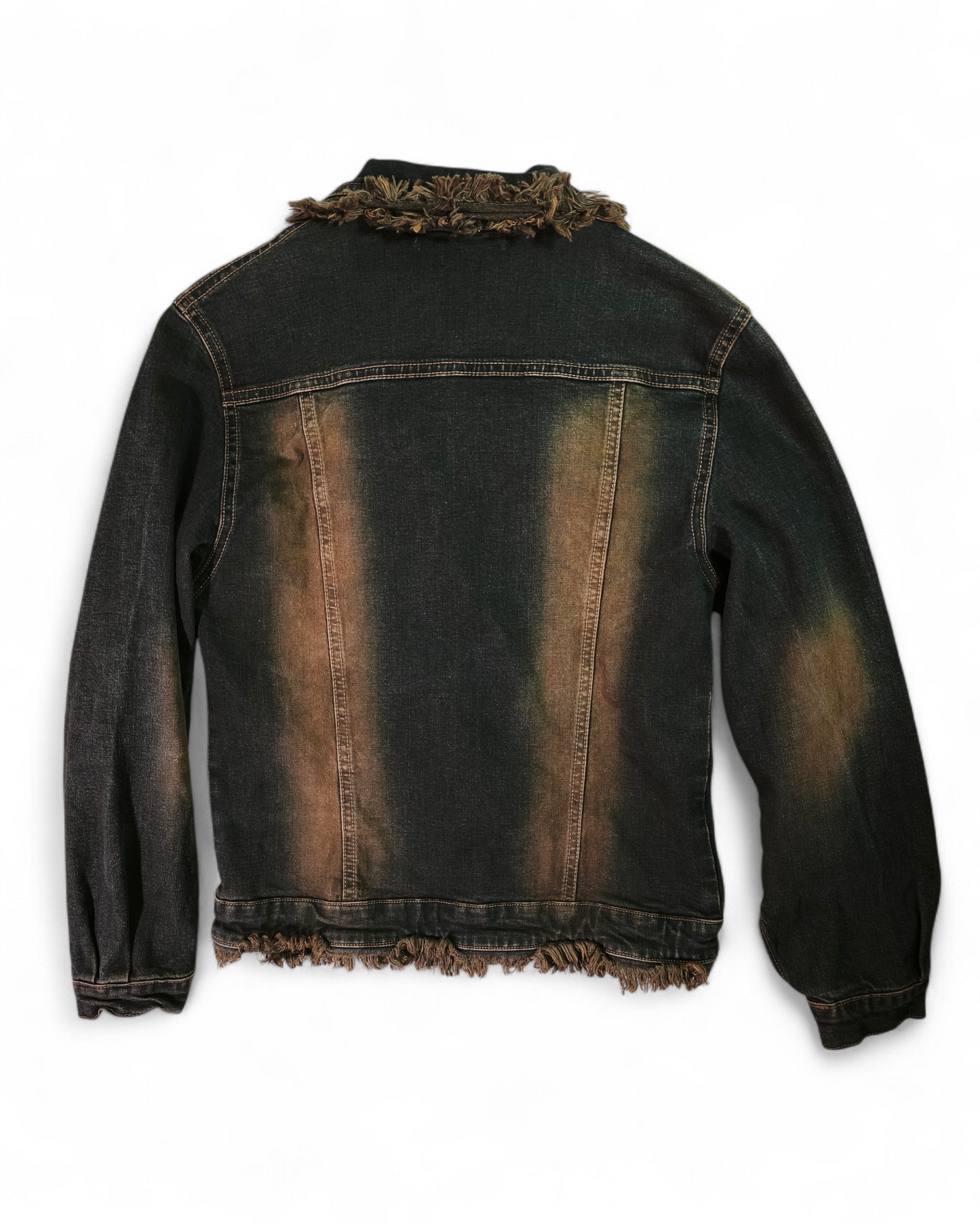 Chaqueta Denim Vintage Y2K Distressed