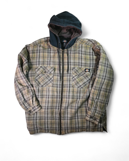 Chaqueta Dickies Vintage Cuadros con Capucha XL – Workwear Streetwear Unisex