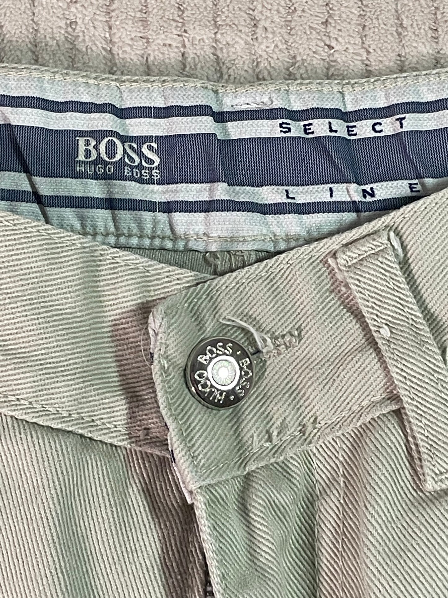 Pantalón Hugo Boss Beige Vintage – Corte Recto Premium