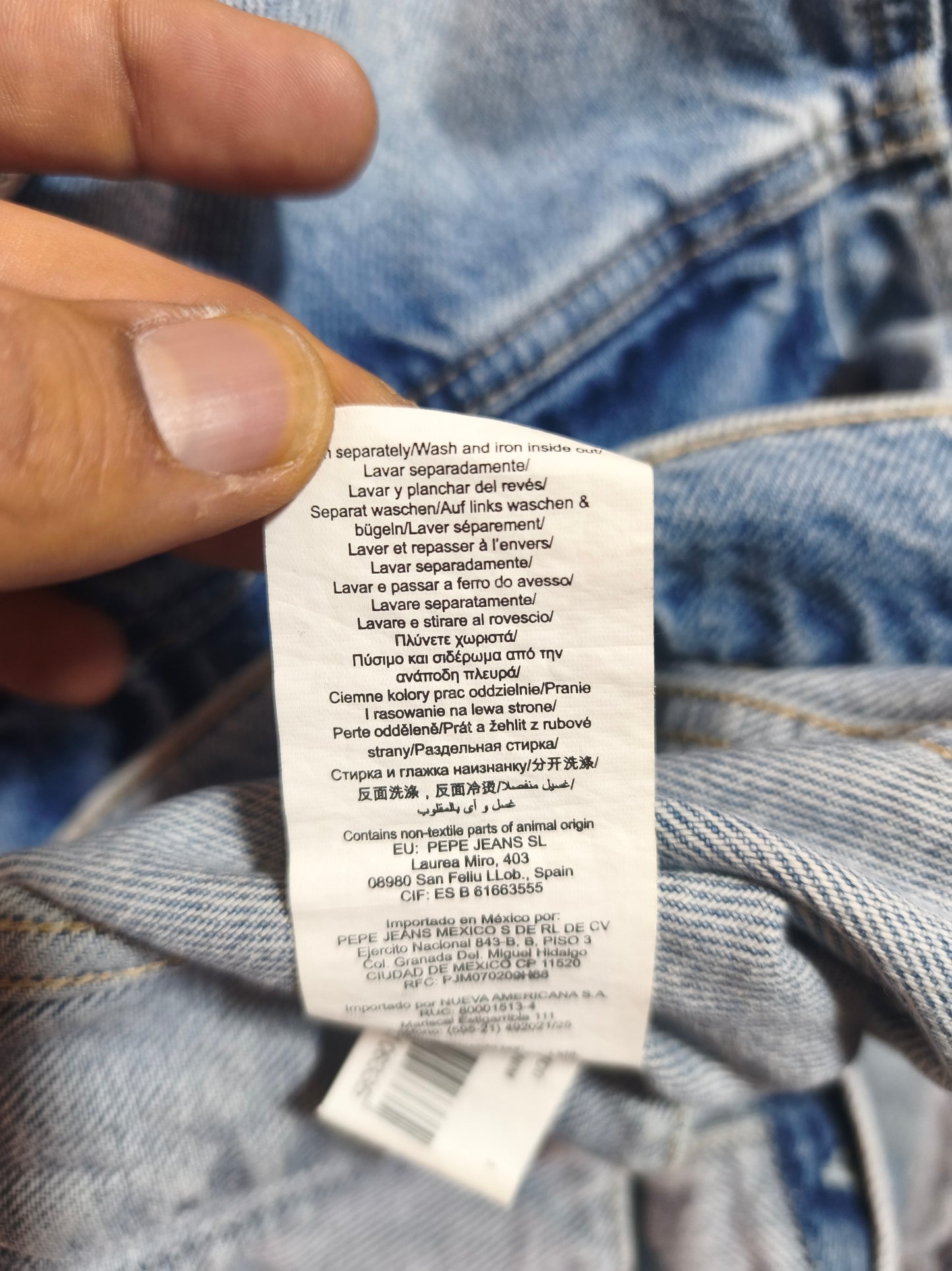 Chaqueta vaquera Pepe Jeans London Archive denim