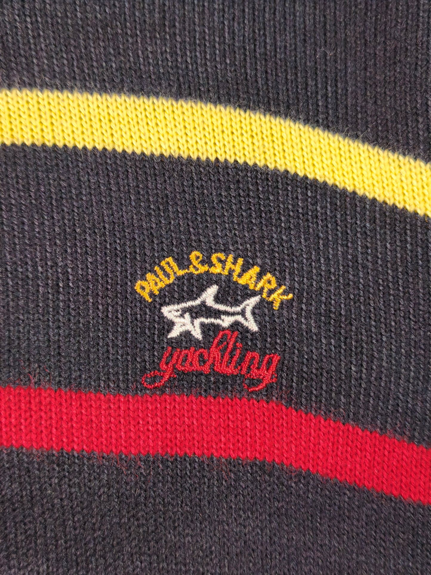 Paul & Shark Yachting Vintage Knit Polo – Rayas Náuticas