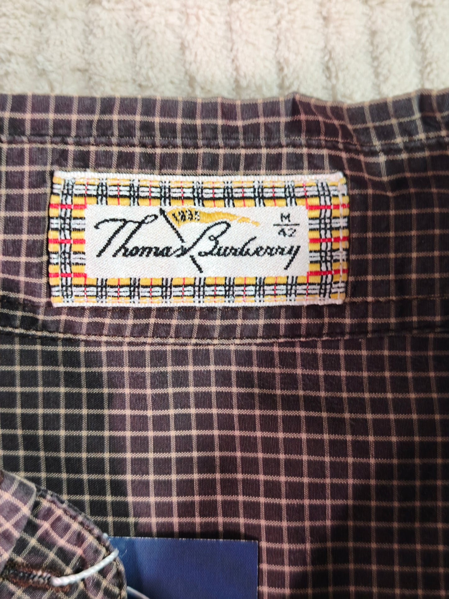 Thomas Burberry Vintage Shirt – Micro Check