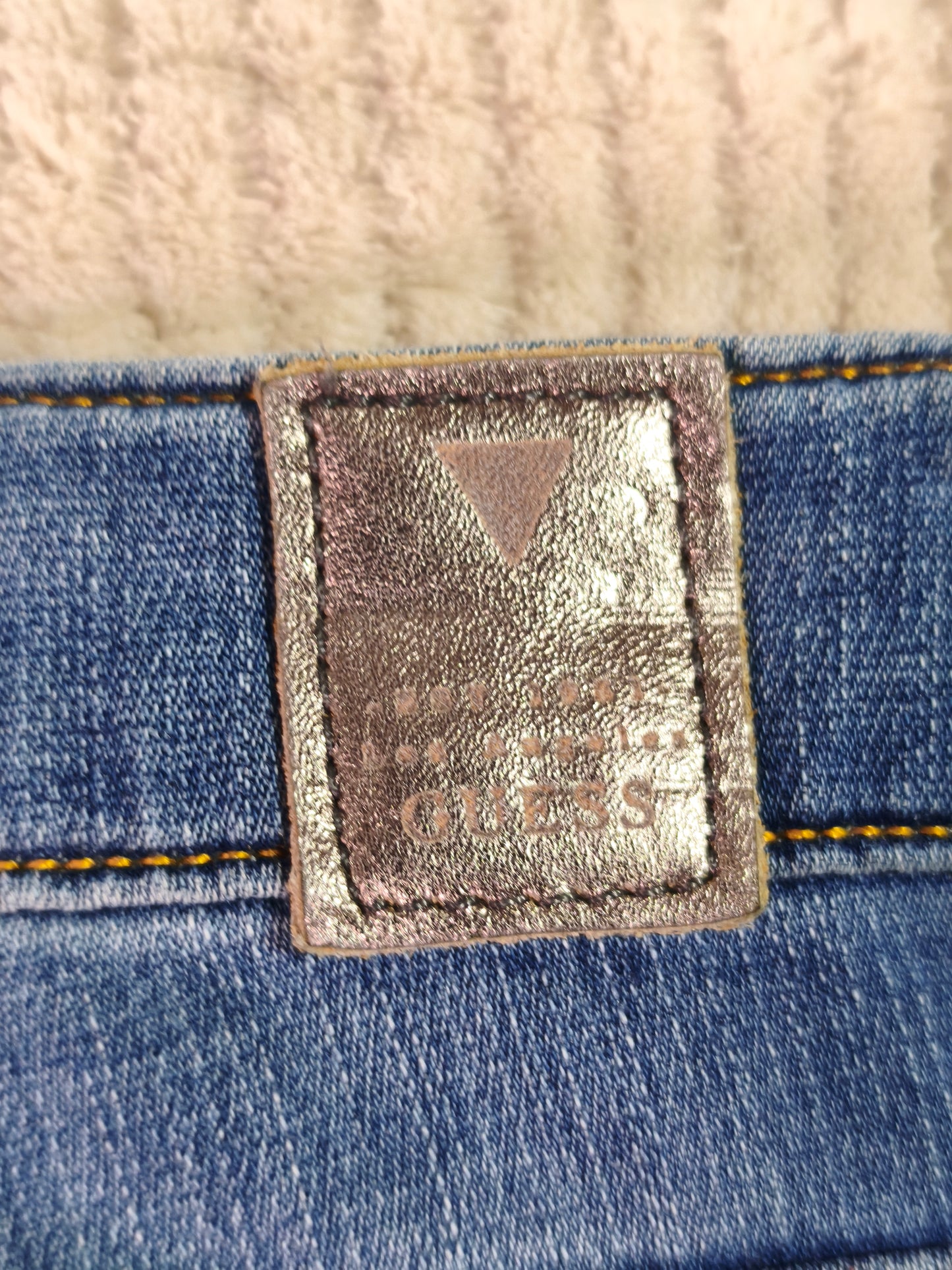 Jeans GUESS Skinny Vintage Azul – Fit Perfecto