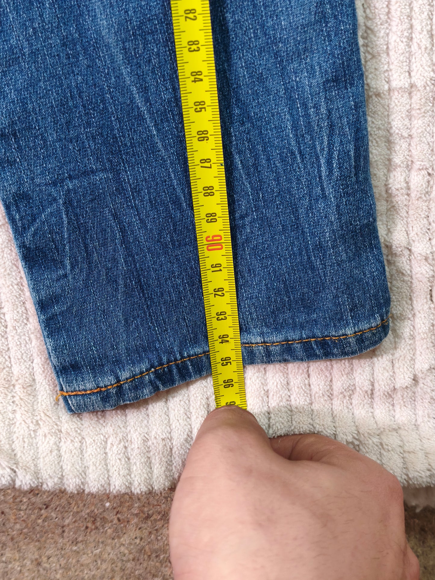 Jeans GUESS Skinny Vintage Azul – Fit Perfecto