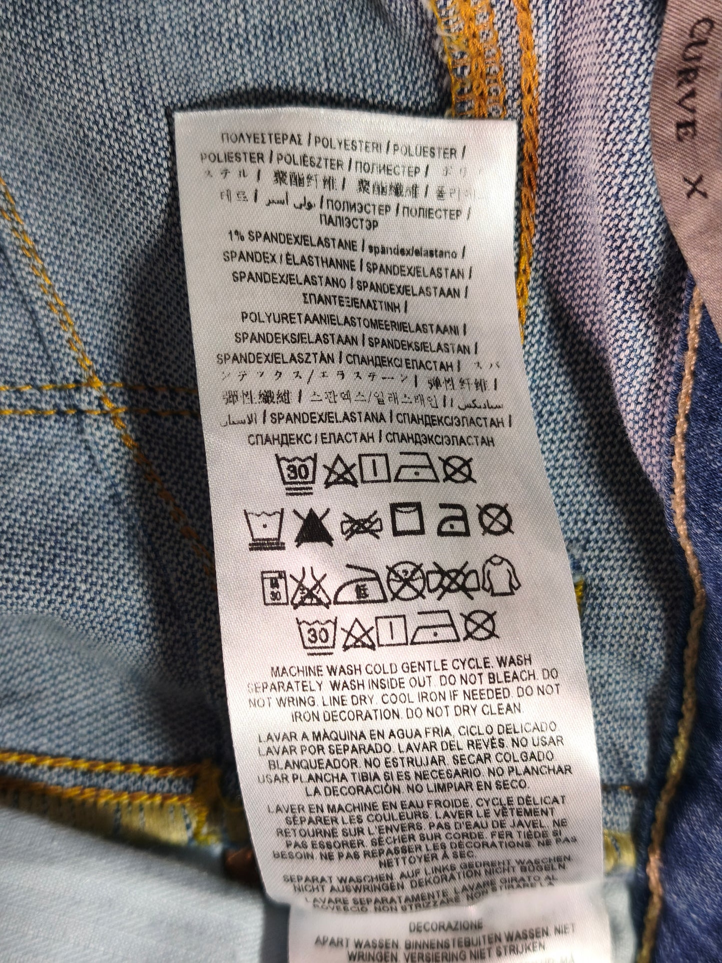 Jeans GUESS Skinny Vintage Azul – Fit Perfecto