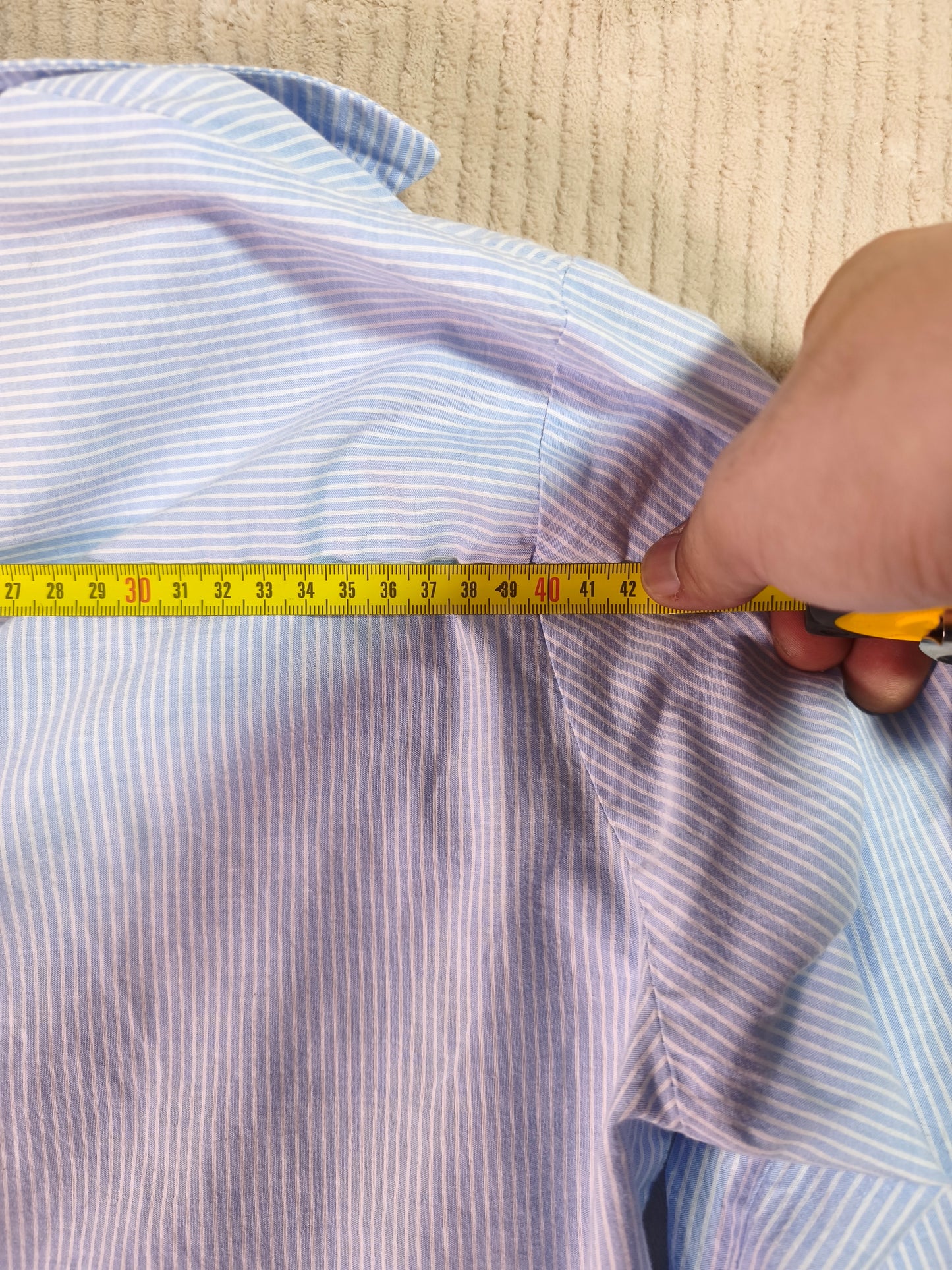 Camisa Rayas Azul – Estilo Old Money