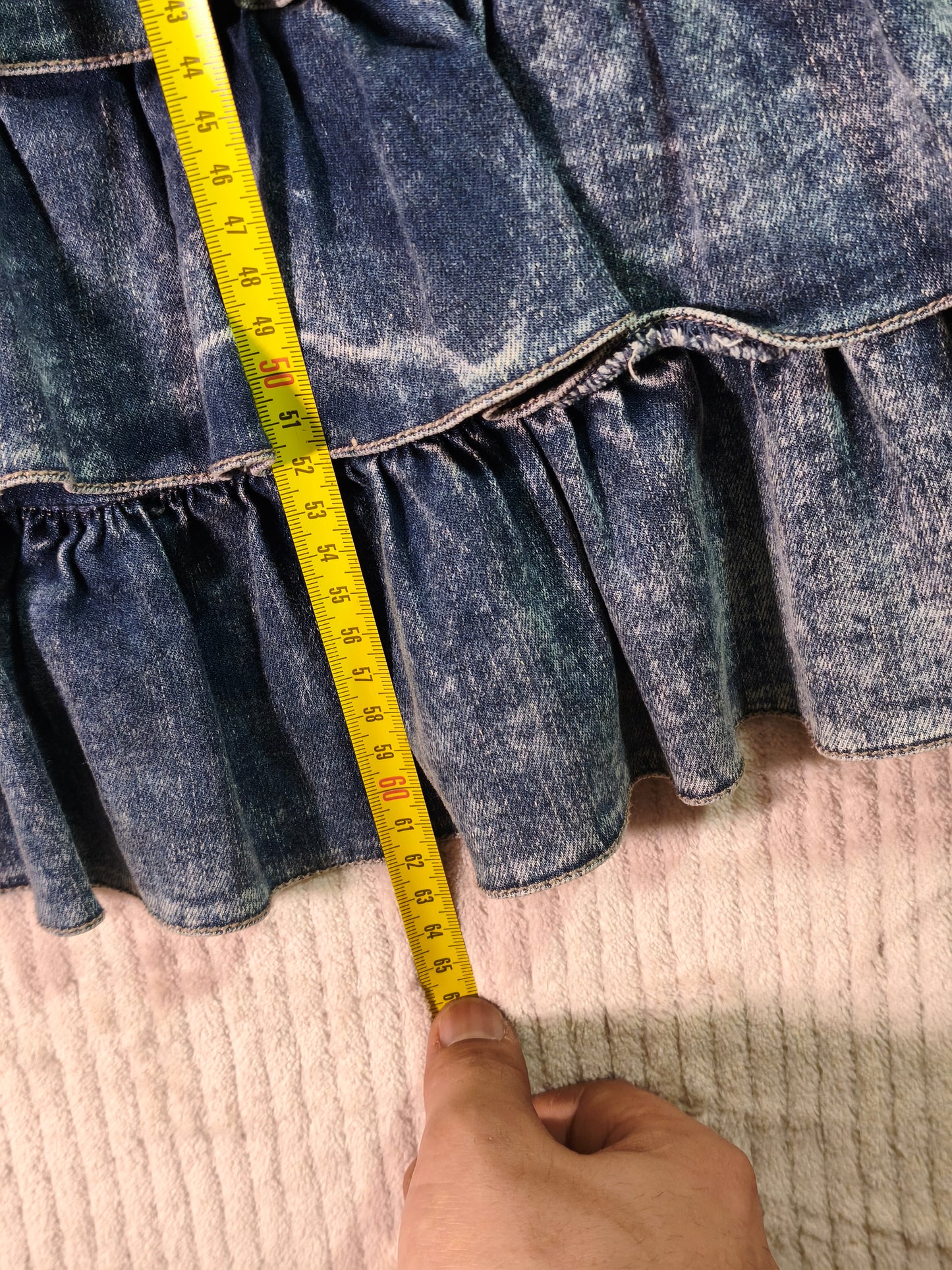 Vestido Denim Sisley con Volantes – Estilo Y2K